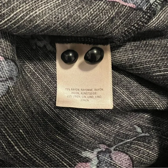 Maeve Navy Blouse with Floral Design - Picture 6 of 6